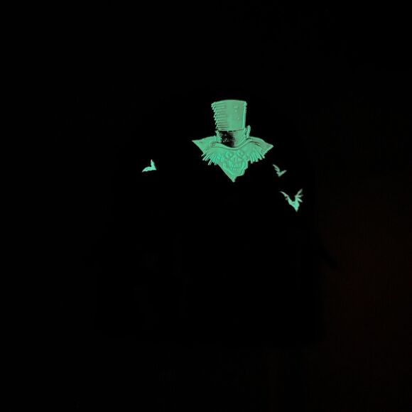 Disney Parks Loungefly Haunted Mansion Backpack Hatbox Ghost Glow In The Dark - Picture 2 of 16